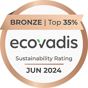 Bronze - ecovadis 2024 sustainability rating